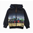 S&C Kinder Sweatjacke mit Traktor Fotoprint H467...