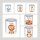 Personalisierte Kinder-Spardose – Verschiedene Tiermotive mit Namen Keramik Giraffe