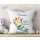 Personalisierbares Kissen – Schlafende Giraffe mit Namen & Geburtsdaten Geschenk Geburt Taufe