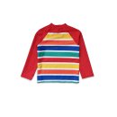 Toby Tiger Kinder Badeshirt langarm mit Happy Streifen, UV-Schutz UPF 50+