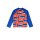 Toby Tiger Kinder Badeshirt langarm mit Wal und Wellen-Druck, UV-Schutz UPF 50+