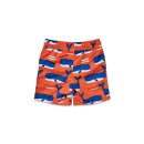 Toby Tiger Kinder Schwimmshorts mit Wal und Wellen-Druck, UV-Schutz UPF 50+