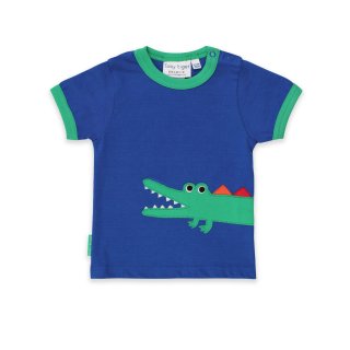Toby Tiger T-Shirt mit Krokodil-Applikation