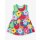 Toby Tiger Sommerkleid, Bio-Baumwolle, kurzärmlig mit Obstblumenprint