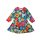 Toby Tiger Bio-Baumwollkleid mit Skater-Schnitt und auffälligem Blumenmuster