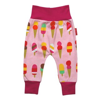 Toby Tiger Bio-Baumwoll „Yoga Pants“ mit Eiscreme Aufdruck