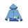 Toby Tiger Bio-Baumwoll Kinder Sweatjacke mit Kapuze und Segelboot-Applikation