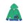 Toby Tiger Bio-Baumwoll Kinder Sweatjacke mit Kapuze und Bauernhof-Applikation