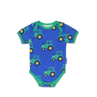 Toby Tiger Bio-Baumwoll Baby Body mit Traktor-Druck
