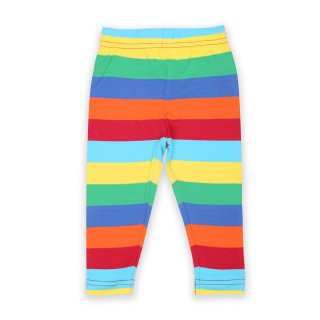 Toby Tiger Leggings Bunt-Gestreift aus Bio-Baumwolle