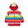 Toby Tiger Multistreifen-Kapuzenpullover aus Bio-Baumwolle
