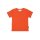 Toby Tiger Kurzarmshirt aus Bio-Baumwolle, orange unifarben