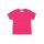 Toby Tiger Kurzarmshirt aus Bio-Baumwolle, pink unifarben