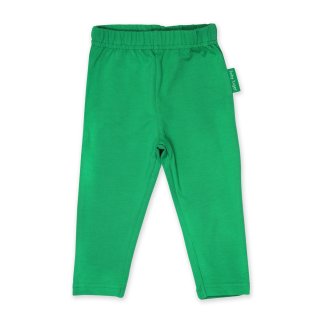 Toby Tiger Grüne Basic-Leggings aus Bio-Baumwolle