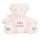 Personalisierter Kuschelbär rosa – mit Namen, Geburtsdaten & Wunschtext