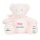 Personalisierter Kuschelbär rosa – mit Namen, Geburtsdaten & Wunschtext