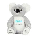 Personalisierter Koala mit Geburtsdaten –...
