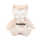 Personalisierte Eule Kuscheltier mit Name – Schlaf...