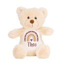 Personalisierter Teddybär mit Regenbogen & Name...