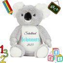 Einschulungs-Koala mit Namen – Personalisiertes...