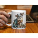 Tasse „Bester Onkel der Welt“ – Geschenk mit Hundemotiv