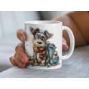 Tasse „Bester Onkel der Welt“ – Geschenk mit Hundemotiv