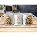 Tasse „Beste Mama der Welt“ – Geschenk mit Bärenfamilie & Herz