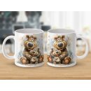 Tasse „Der beste Papa der Welt“ – Bärenstarkes Geschenk mit Herz