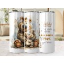 Tumbler „Bester Papa der Welt“ – Thermobecher mit Bärenmotiv – 590 ml