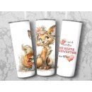 Tumbler „Beste Schwester der Welt“ – Fuchs Thermobecher – 590 ml