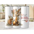 Tumbler „Beste Schwester der Welt“ – Fuchs Thermobecher – 590 ml