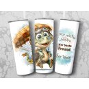 Tumbler „Bester Freund der Welt“ – Drache mit Fallschirm – 590 ml