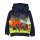 S&C Kinder Sweatjacke „Traktor Orange“ TJ01 – Kapuzen-Sweatjacke, warm & weich