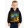 S&C Kinder-Sweatjacke „Traktor in Blau“ TJ05 – Kapuzenjacke, warm & weich