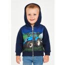 S&C Kinder-Sweatjacke „Blauer Traktor auf der...