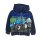 S&C Kinder-Sweatjacke „Blauer Traktor auf der Wiese“ TJ07 – Kapuzenjacke mit Fotoprint