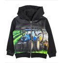 S&C Kinder-Sweatjacke „Blauer Traktor mit...