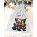 Personalisierter Nikolaus Geschenkbeutel Monstertruck...