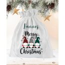 Personalisierter Geschenkbeutel Weihnachten – Merry...