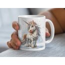 Personalisierte Tasse mit Fee & Einhorn –...