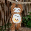 Personalisierte Faultier-Kuschelfigur 40 cm | Mit Namen...