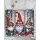 Weihnachtlicher Thermobecher | Edelstahl Tumbler mit Wichteln & Schneeflocken | Doppelwandig, 590 ml