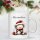 Personalisierte Weihnachtstasse mit Namen & Tiermotiv | Weihnachtsbecher für Kinder & Erwachsene | 10 liebevolle Wintermotive zur Auswahl 🦔 Igel mit Weihnachtskugeln & Tannenzapfen