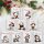 Personalisierte Weihnachtstasse mit Namen & Tiermotiv | 9 liebevolle Winterdesigns | Weihnachtsbecher für Kinder & Familie Einhorn Johanna – mit Zuckerstange & Weihnachtskranz