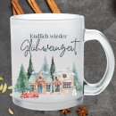 Glastasse „Endlich wieder Glühweinzeit“...