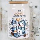 Keksdose „Mit Liebe gebacken“ | Winterliches...
