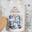 Keksdose „Mit Liebe gebacken“ | Winterliches...