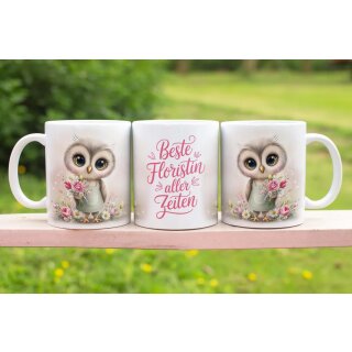Tasse „Beste Floristin aller Zeiten“ – liebevolles Geschenk für Floristinnen & Blumenkünstlerinnen