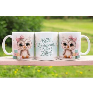 Tasse „Beste Erzieherin aller Zeiten“ – liebevolles Dankeschön für Kita-Erzieherinnen & Pädagoginnen