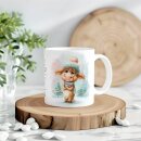 Tasse „Schnee? Ernsthaft? Ich warte auf...